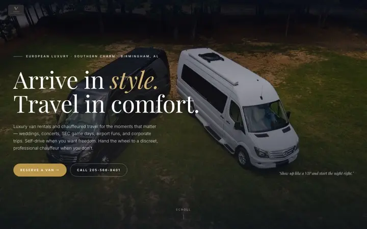 Vardar Transportation homepage