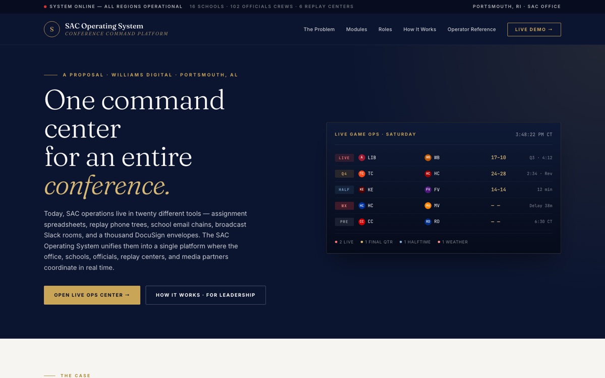 Conference OS concept preview